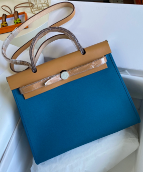 에르메스 에르백31 블루 잔지바르 은장